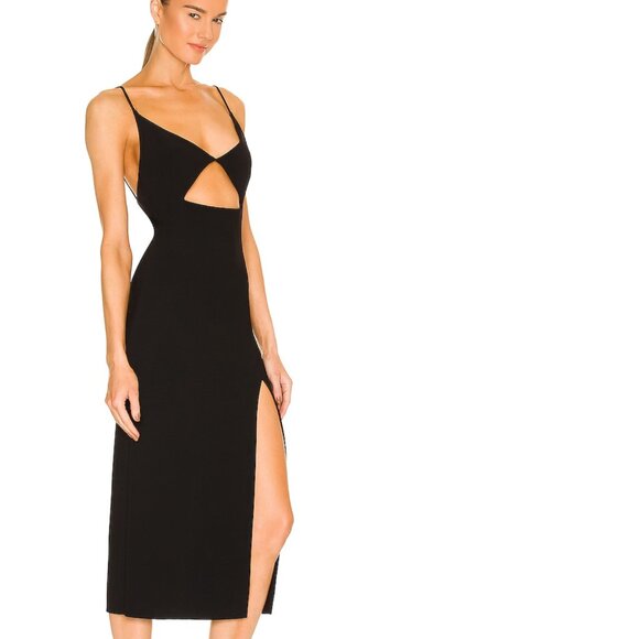 NWT Bec + Bridge Josette Midi Dress - Black - Picture 3 of 6